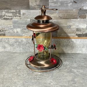 Hummingbird feeder Bronze metal